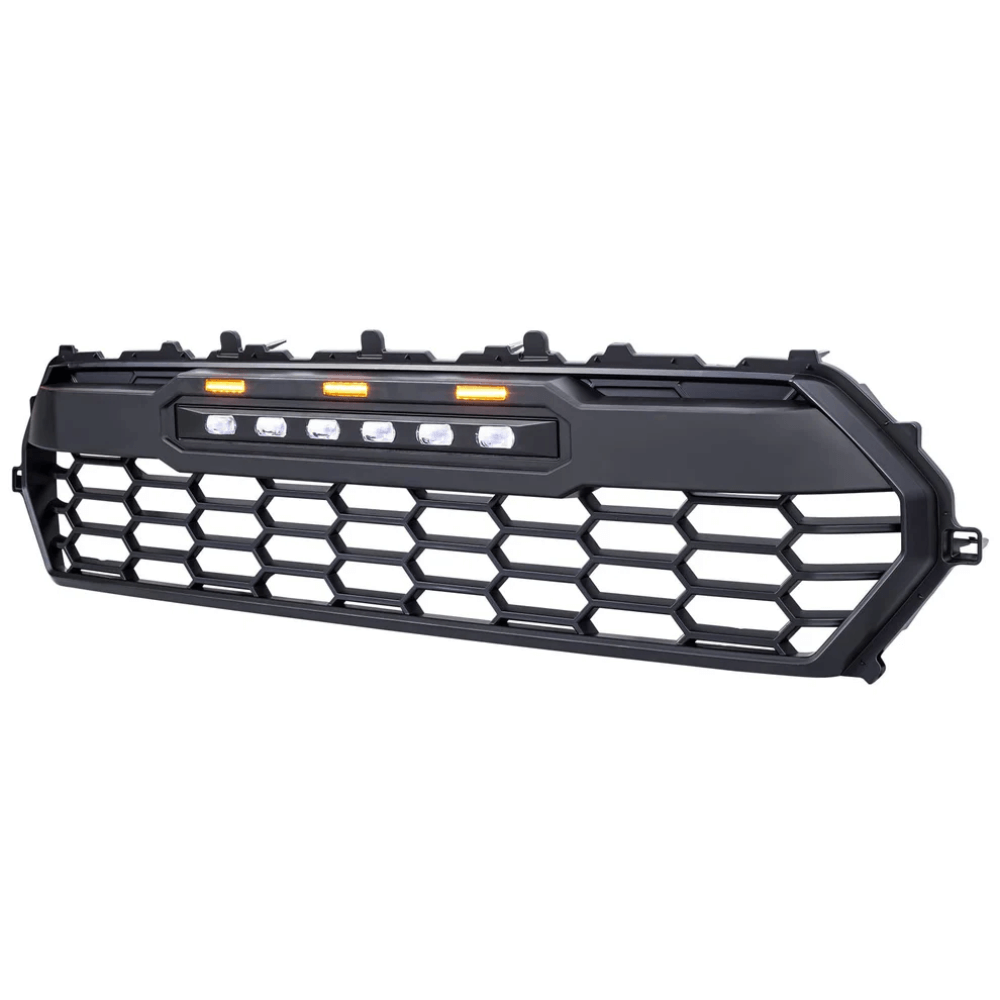 Front Grille W/ Off-Road Lights - Matte Black For 2024+ Toyota Tacoma