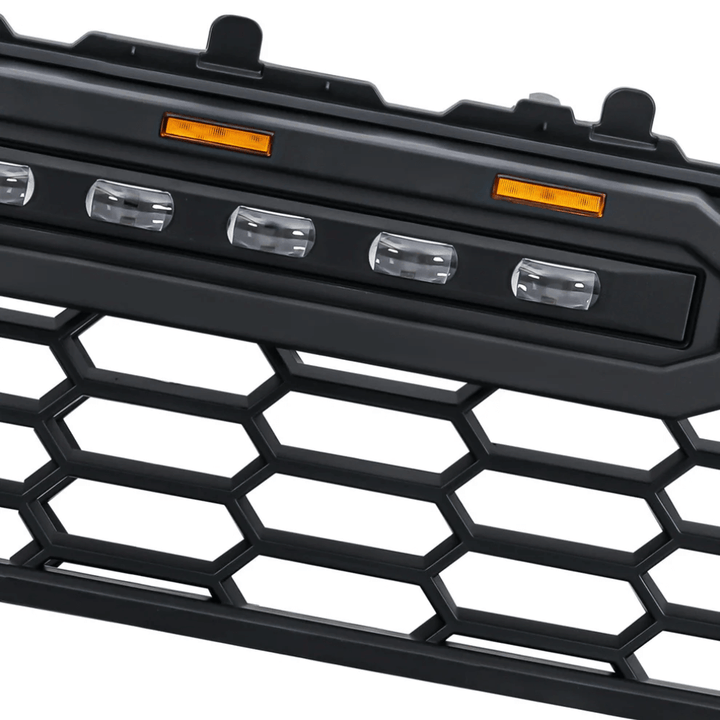 Front Grille W/ Off-Road Lights - Matte Black For 2024+ Toyota Tacoma