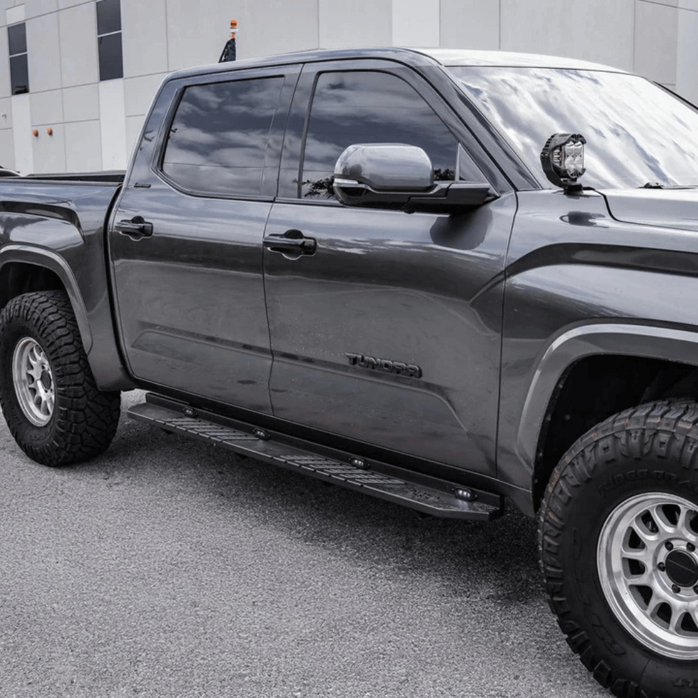 Frontier Series Running Boards Fits 2022+ Toyota Tundra Crew Max