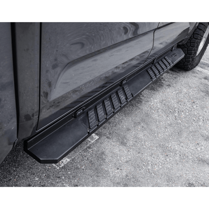 Frontier Series Running Boards Fits 2022+ Toyota Tundra Crew Max