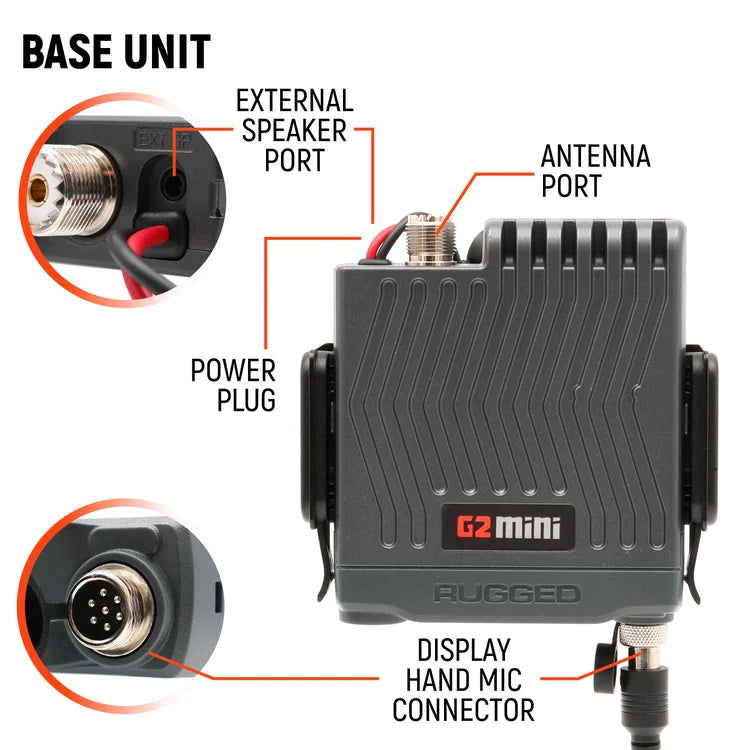 G2 Mini - 30W GMRS Compact Mobile Radio