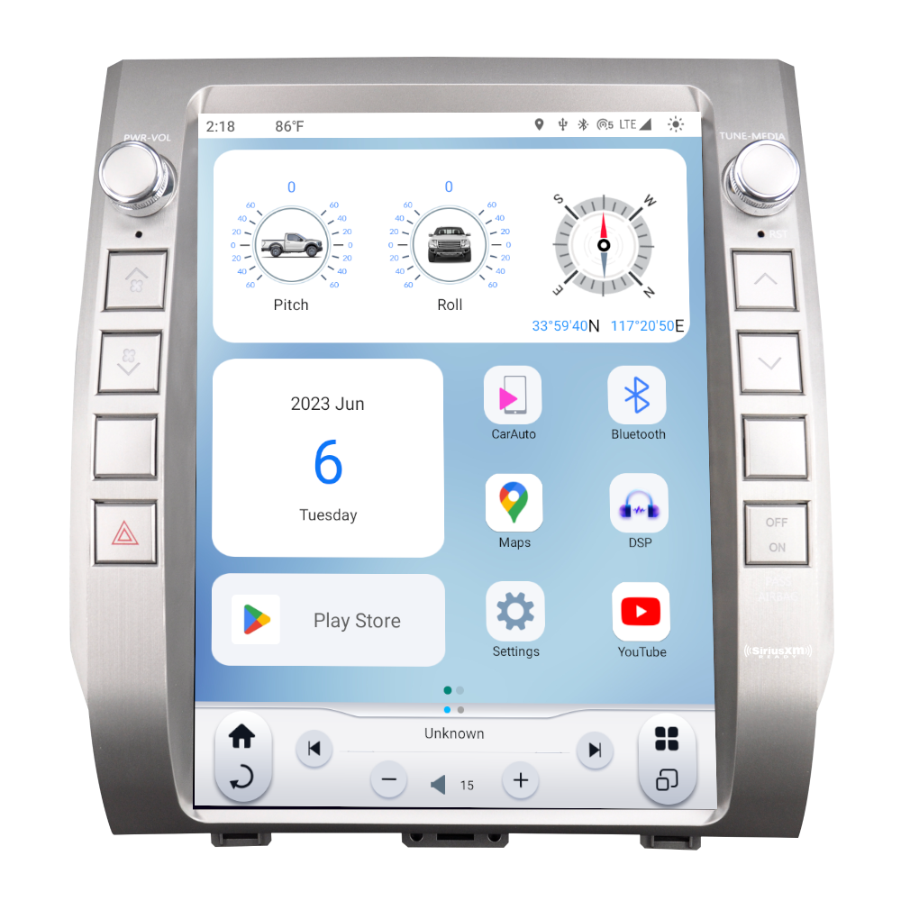 Generation 6 T-Style Radio Fits 2014-2021 Toyota Tundra