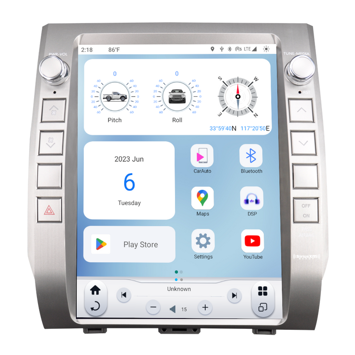 Generation 6 T-Style Radio Fits 2014-2021 Toyota Tundra