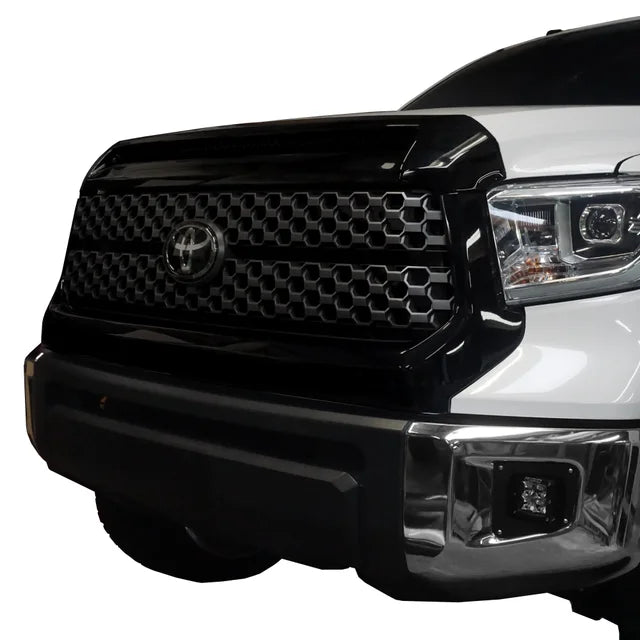 Grille Surround and Hood Bulge Overlay - Chrome Delete Kit Fits 2014-2021 Toyota Tundra