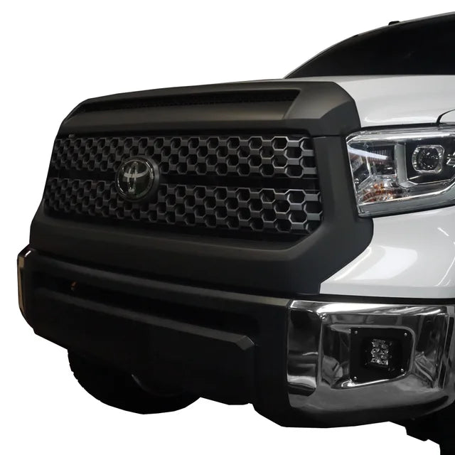 Grille Surround and Hood Bulge Overlay - Chrome Delete Kit Fits 2014-2021 Toyota Tundra