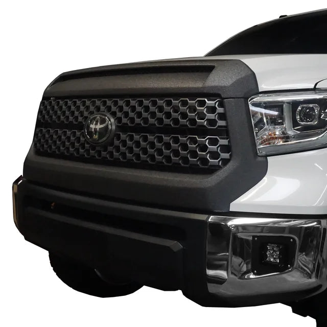 Grille Surround and Hood Bulge Overlay - Chrome Delete Kit Fits 2014-2021 Toyota Tundra