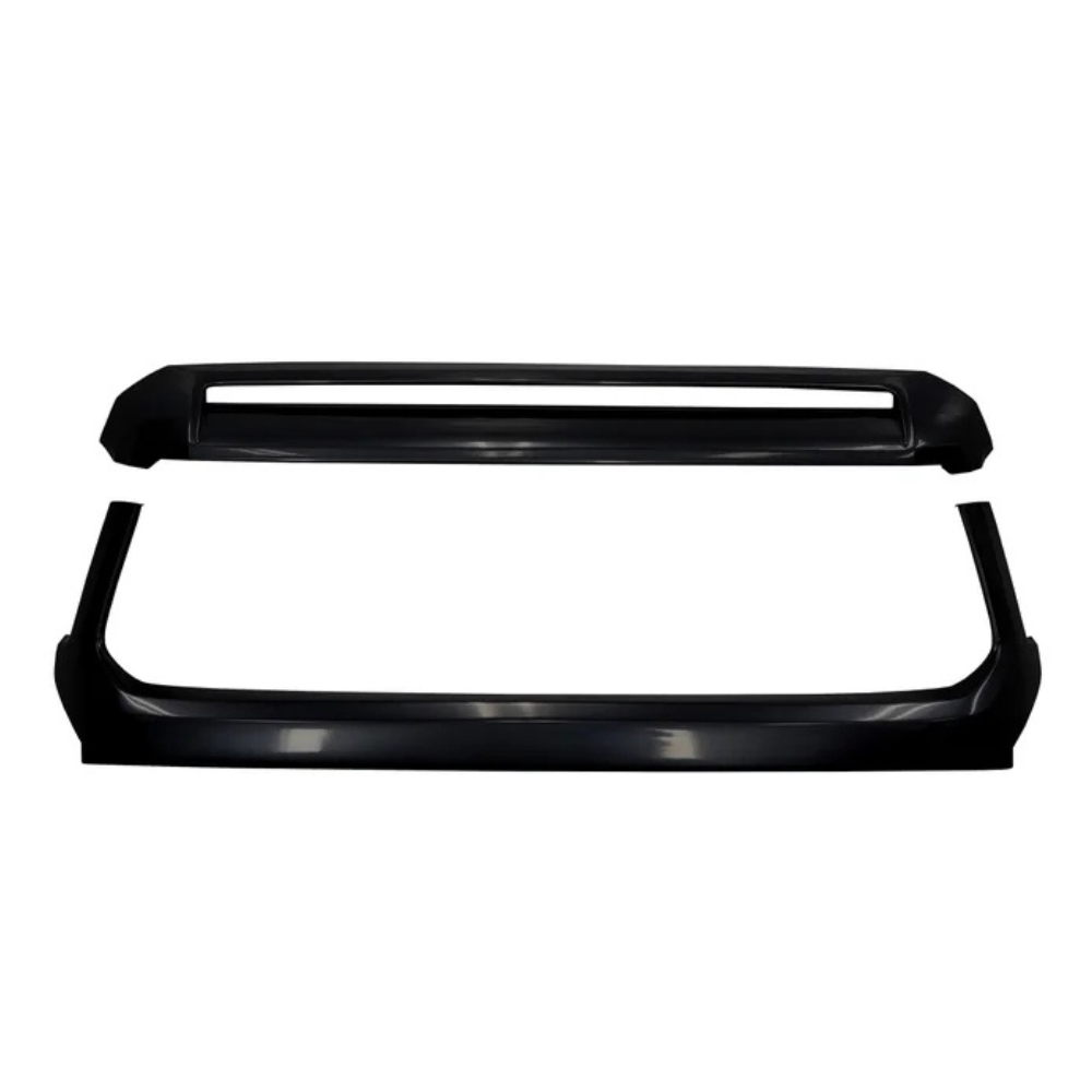 Grille Surround and Hood Bulge Overlay - Chrome Delete Kit Fits 2014-2021 Toyota Tundra