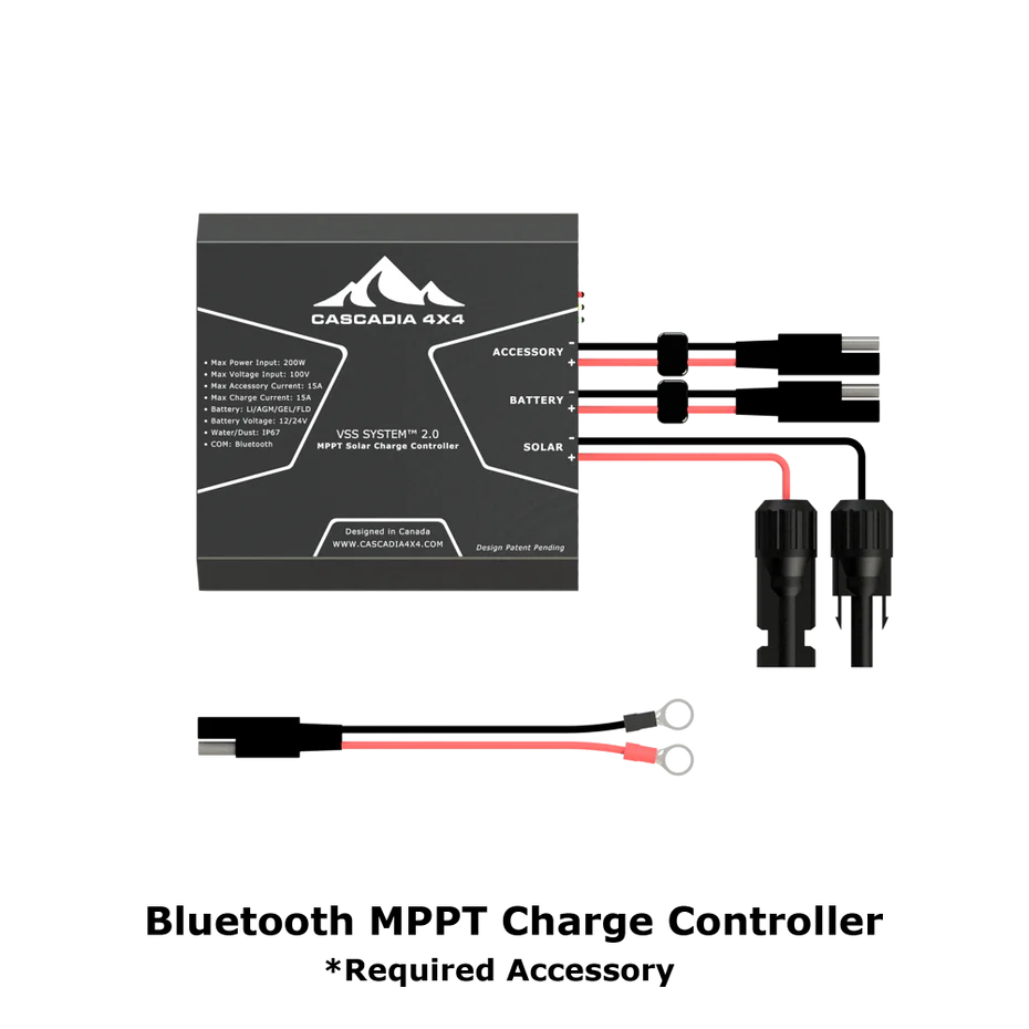 Hood Solar Panel | VSS System™ 2.0 fits 2016+ Toyota Tacoma & 2022+ Tundra & 2008-2015 Toyota Land Cruiser J200