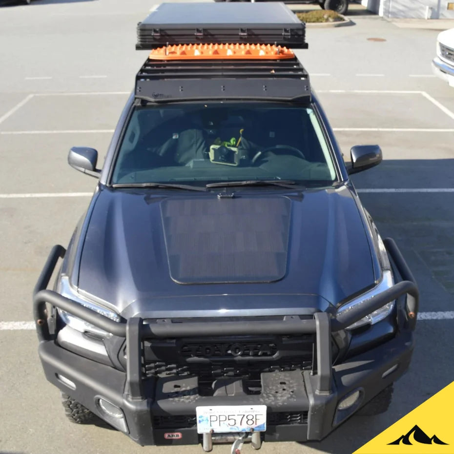 Hood Solar Panel | VSS System™ 2.0 fits 2016+ Toyota Tacoma & 2022+ Tundra & 2008-2015 Toyota Land Cruiser J200