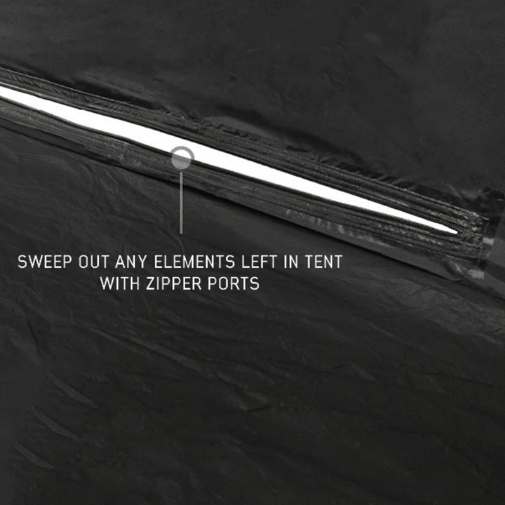 Hub Centric Ground Tent - Black Body & Grey Rainfly