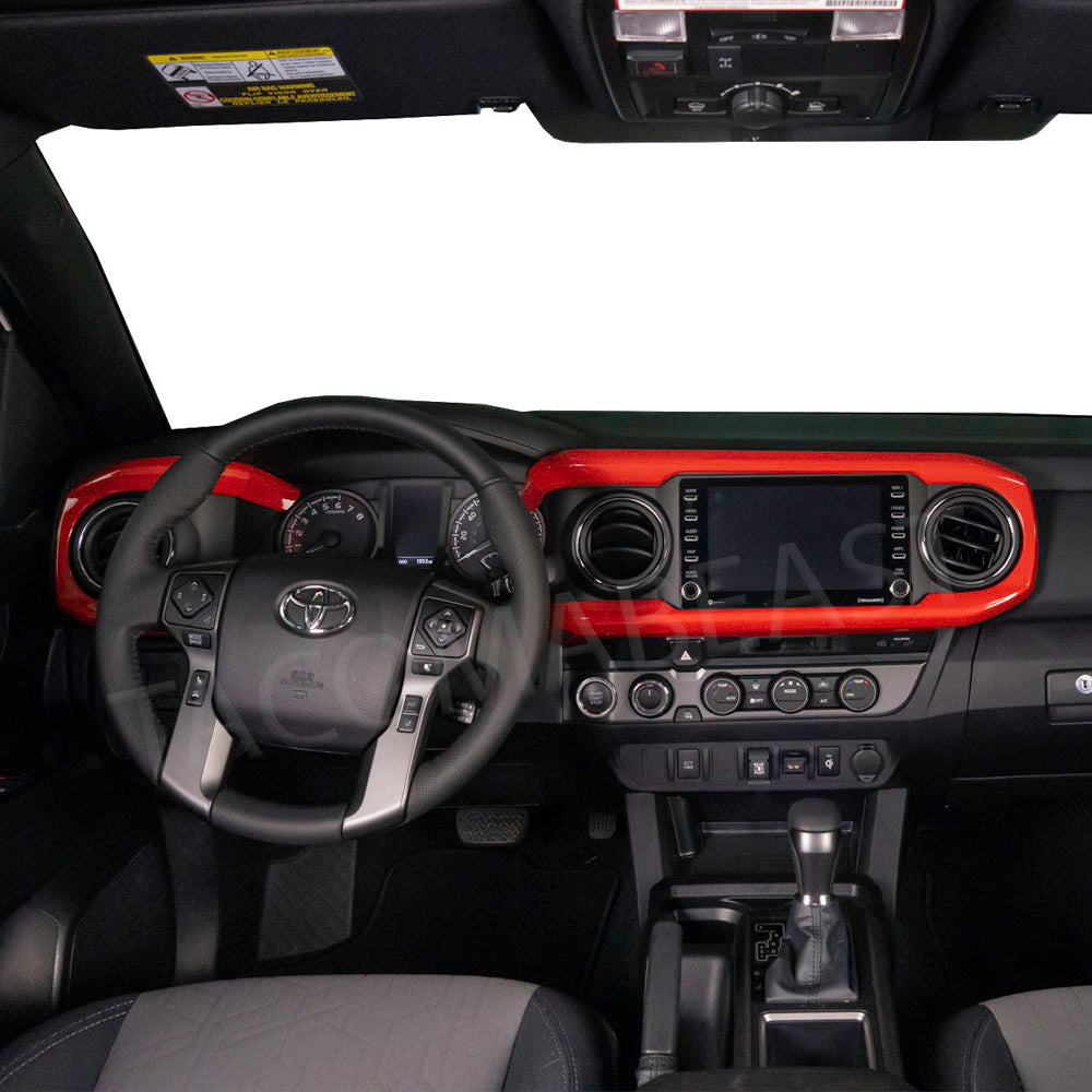 ABS Center Console Dashboard Trim Cover | TACOMABEAST Fits 2016-2023 Toyota Tacoma