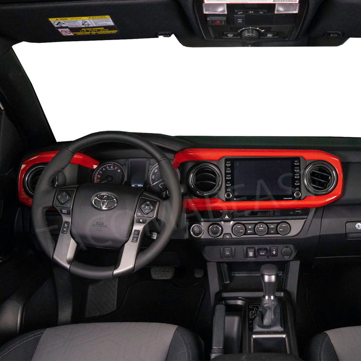 ABS Center Console Dashboard Trim Cover | TACOMABEAST Fits 2016-2023 Toyota Tacoma