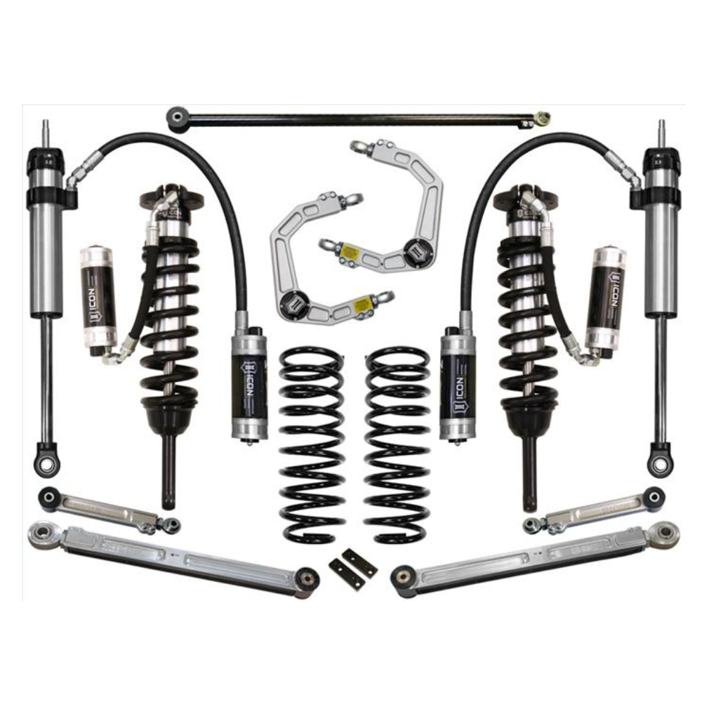 Icon 0-3.5" Lift Stage 7 Suspension System, Billet UCA Fits 2010-2014 Toyota FJ Cruiser