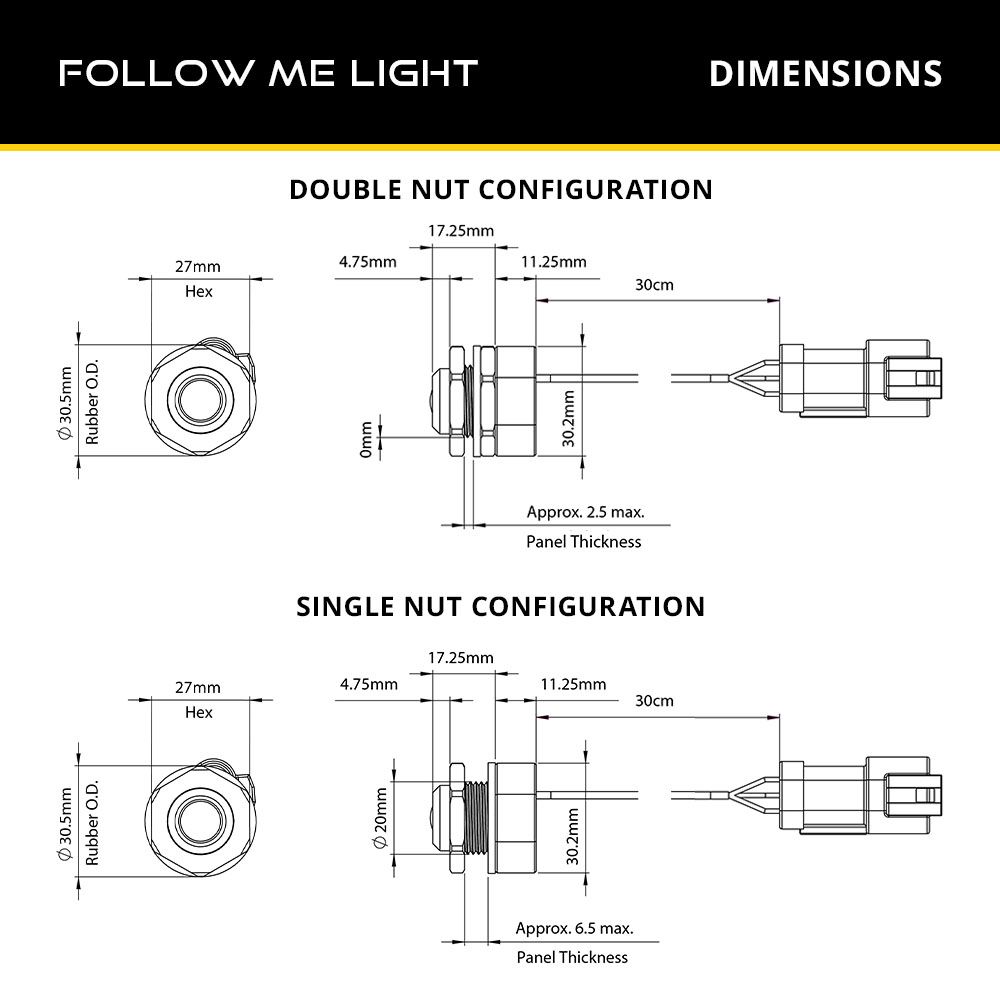 Infrared Follow-Me Light (pair)