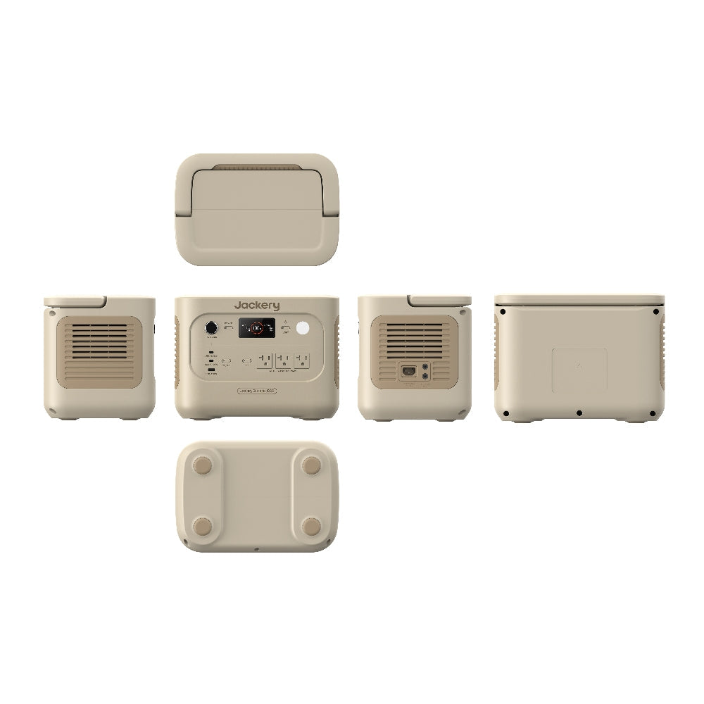Jackery Explorer 1000 V2 Portable Power Station - Dune White