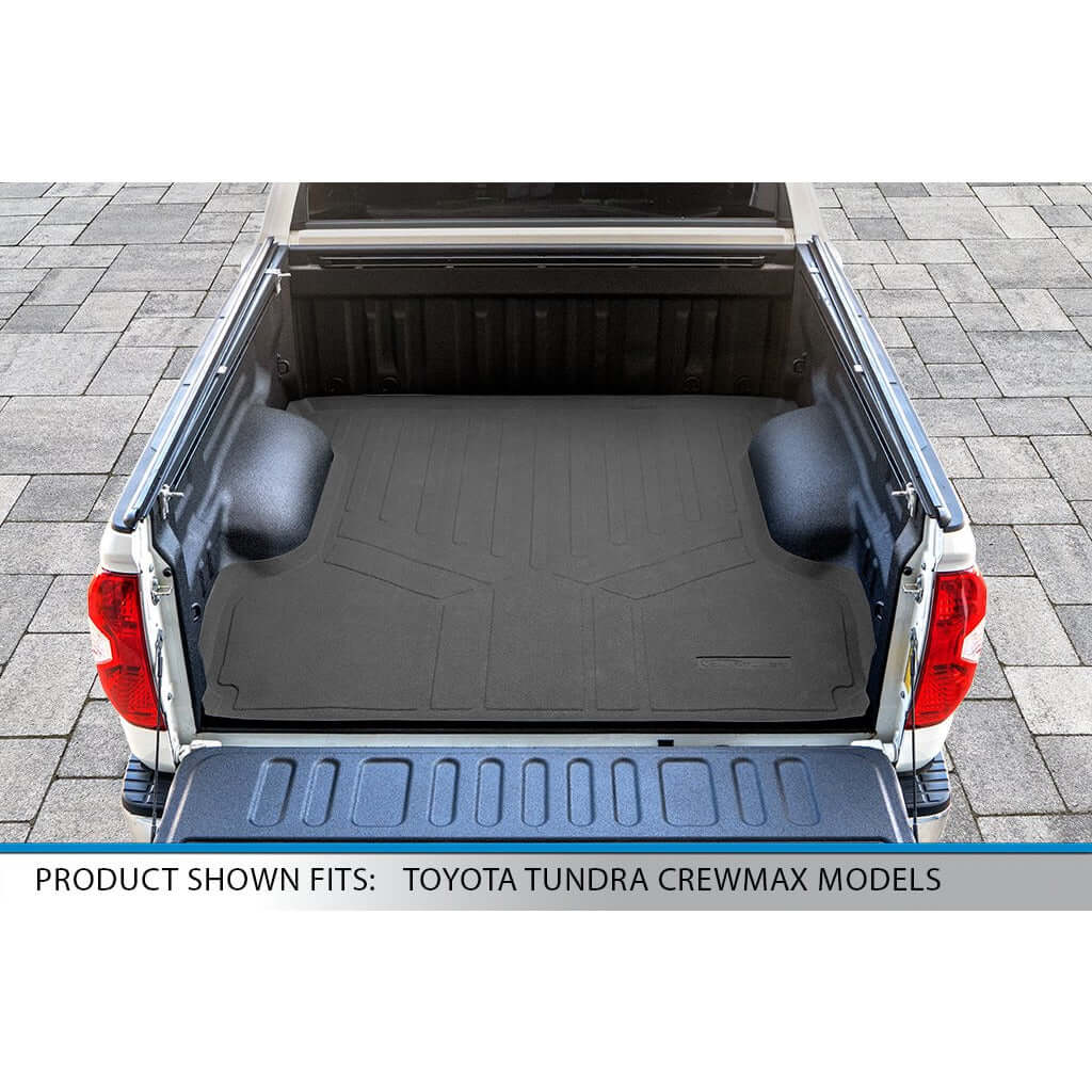SMARTLINER Custom Fit Floor Liners fits 2007-2021 Toyota Tundra CrewMax (with Coverage Under 2nd Row Seat)