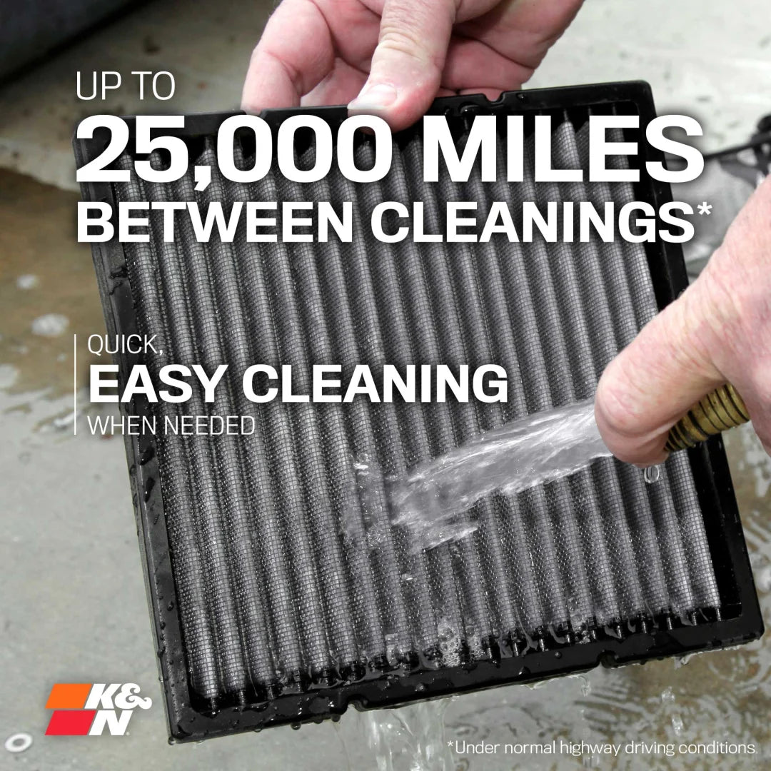 K&N Lifetime Washable CABIN AIR FILTER