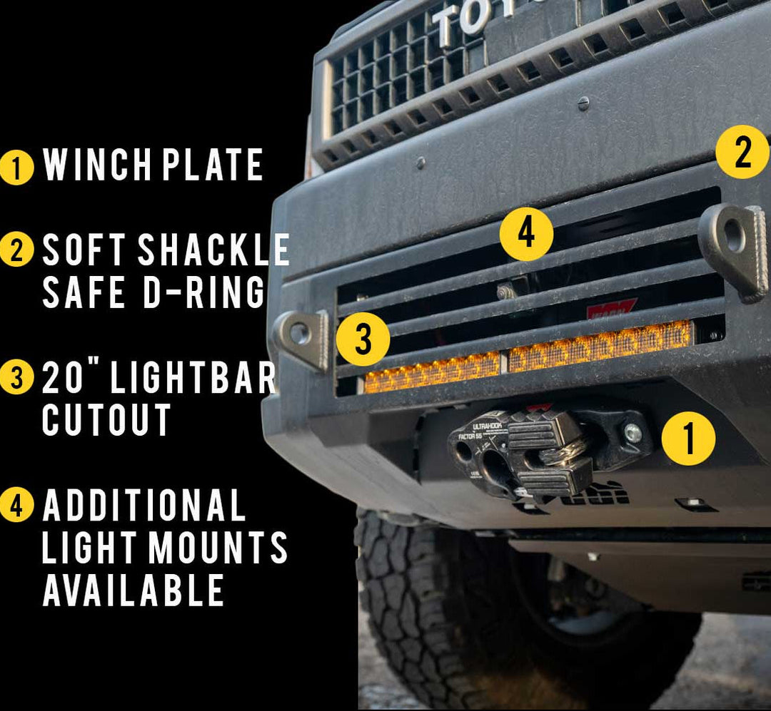 Covert Front Bumper Fits 2024+ Toyota Land Cruiser 250