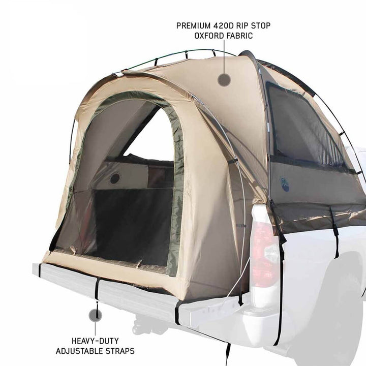 LD TACT Bed Tent, Tan Body & Green Rainfly