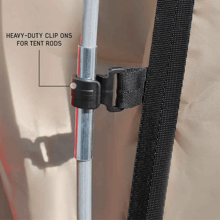 LD TACT Bed Tent, Tan Body & Green Rainfly