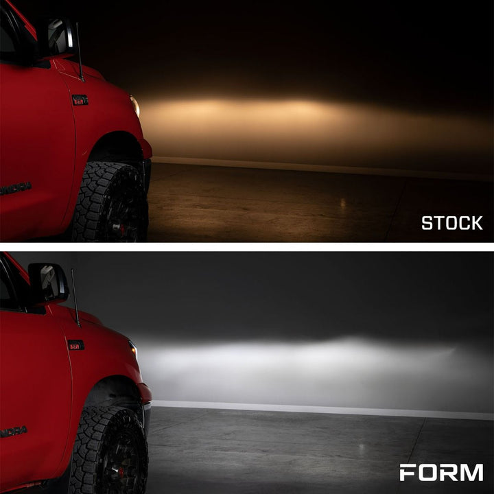 LED Reflector Headlights [Pair] Fits 2007-2013 Toyota Tundra