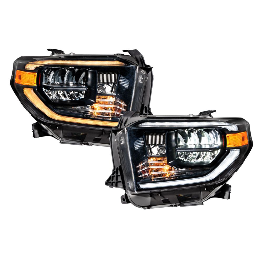 LED Reflector Headlights [Pair] Fits 2014-2021 Toyota Tundra