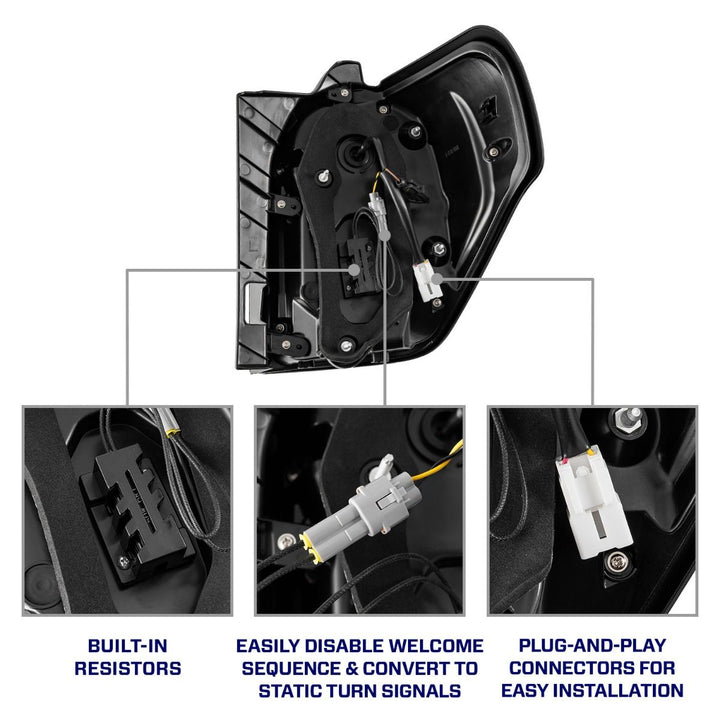 LED Tail Lights [Pair] Fits 2010-2024 Toyota 4Runner