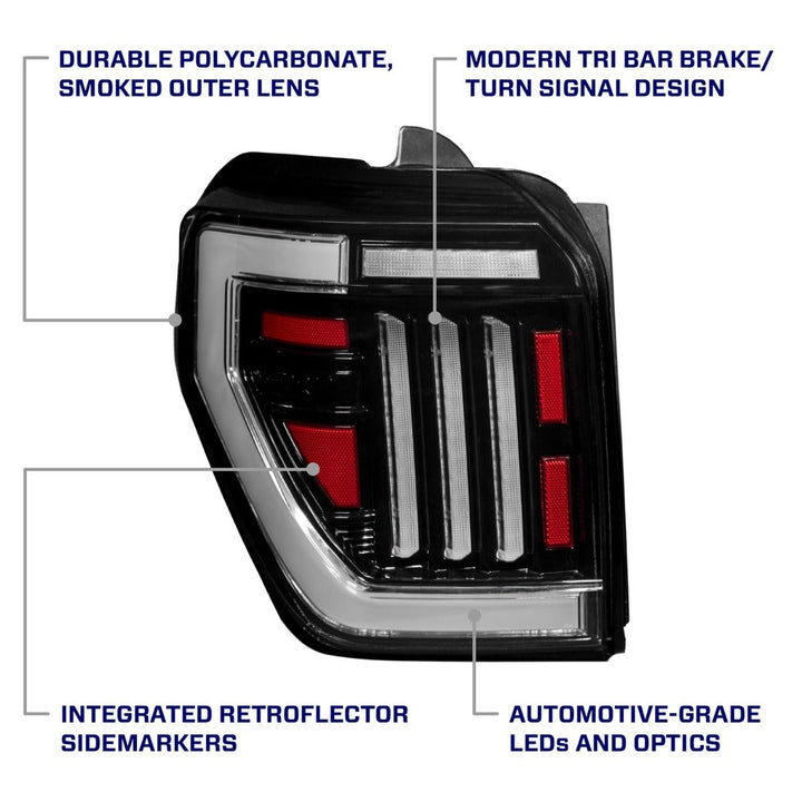 LED Tail Lights [Pair] Fits 2010-2024 Toyota 4Runner