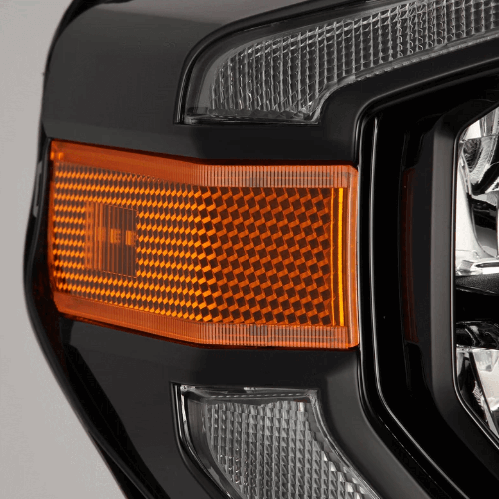 MK II LUXX-Series LED Crystal Headlights Alpha-Black Fits 2014-2021 Toyota Tundra