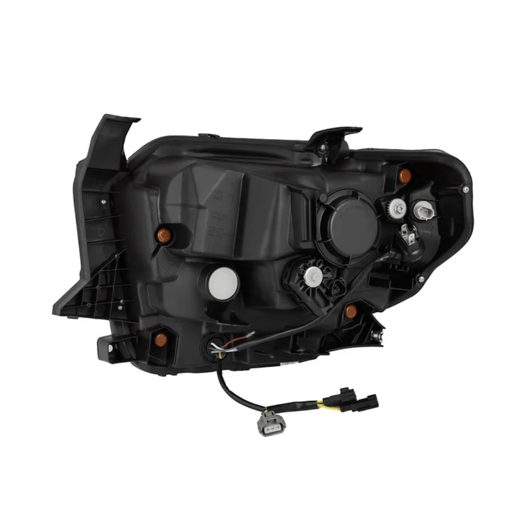 MK II LUXX-Series LED Crystal Headlights Alpha-Black Fits 2014-2021 Toyota Tundra