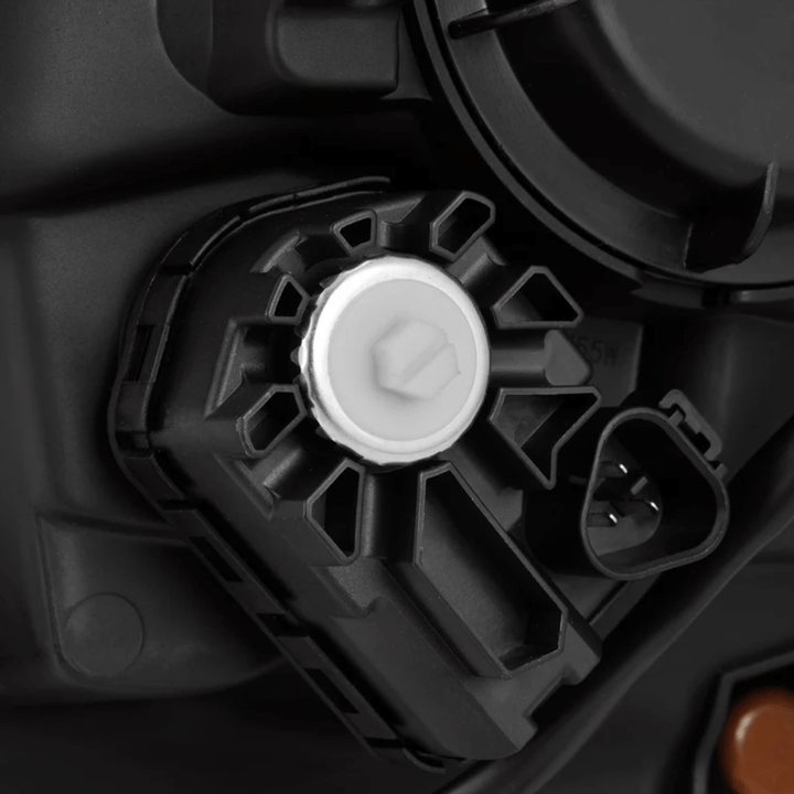 MK II LUXX-Series LED Crystal Headlights Alpha-Black Fits 2014-2021 Toyota Tundra