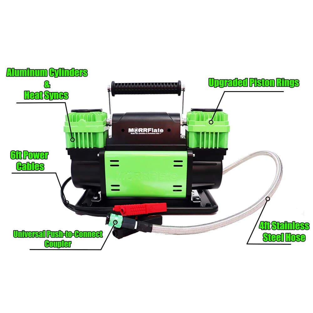 MORRFlate TenSix™ Portable 12v Off Road Air Compressor