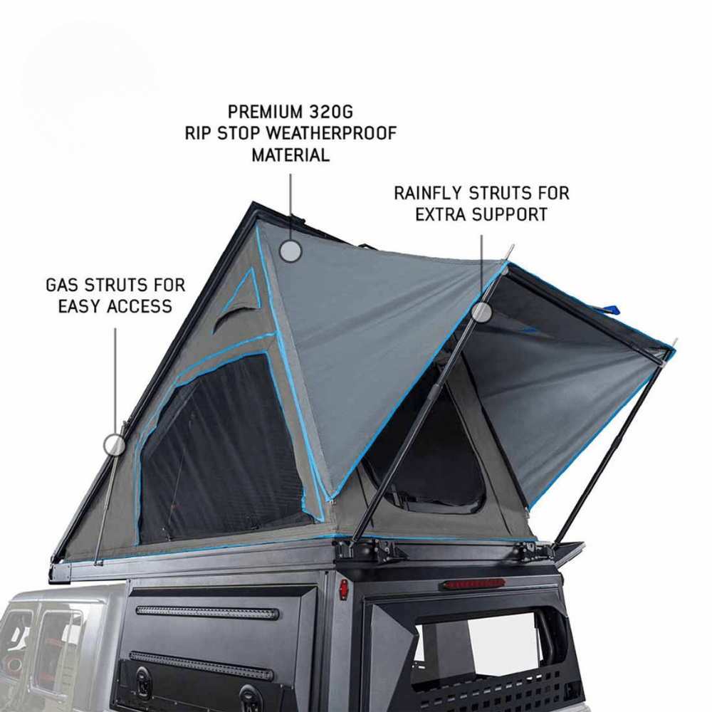 MagPak - Camper Shell/Roof Top Tent Combo Fits 2016+ Toyota Tacoma