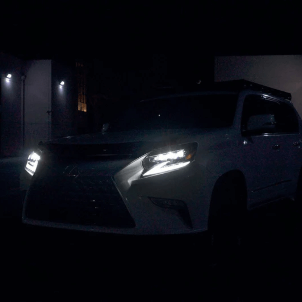 NOVA-Series LED Projector Headlights Black Fits 2014-2023 Lexus GX 460