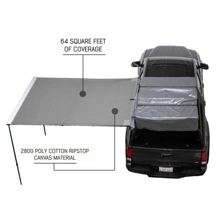 HD Nomadic Awning 2.0 - 6.5' With Black Cover