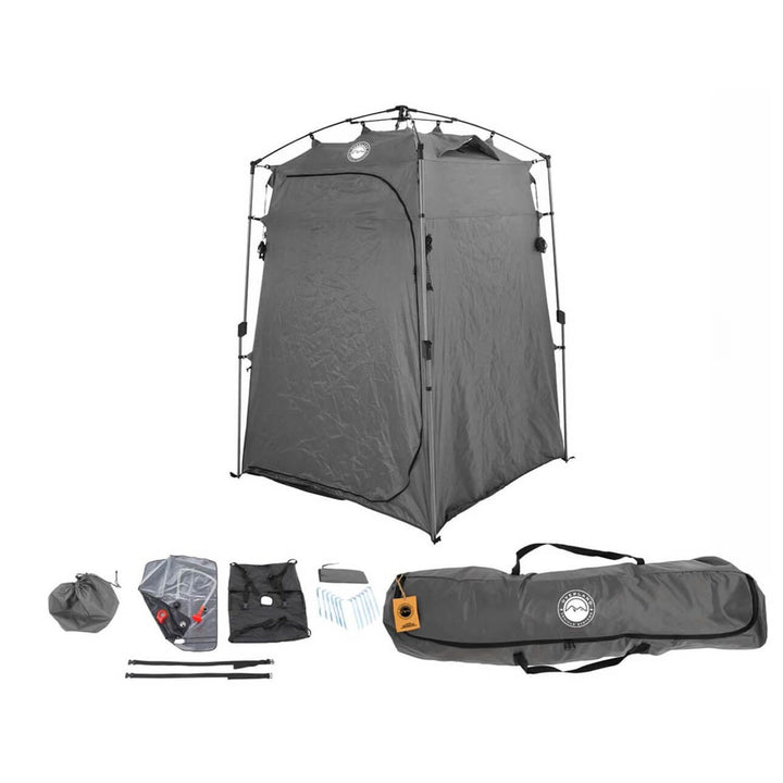 OVS Portable Privacy Room with Shower, Retractable Floor and Amenity Pouches and More – Quick Set Up