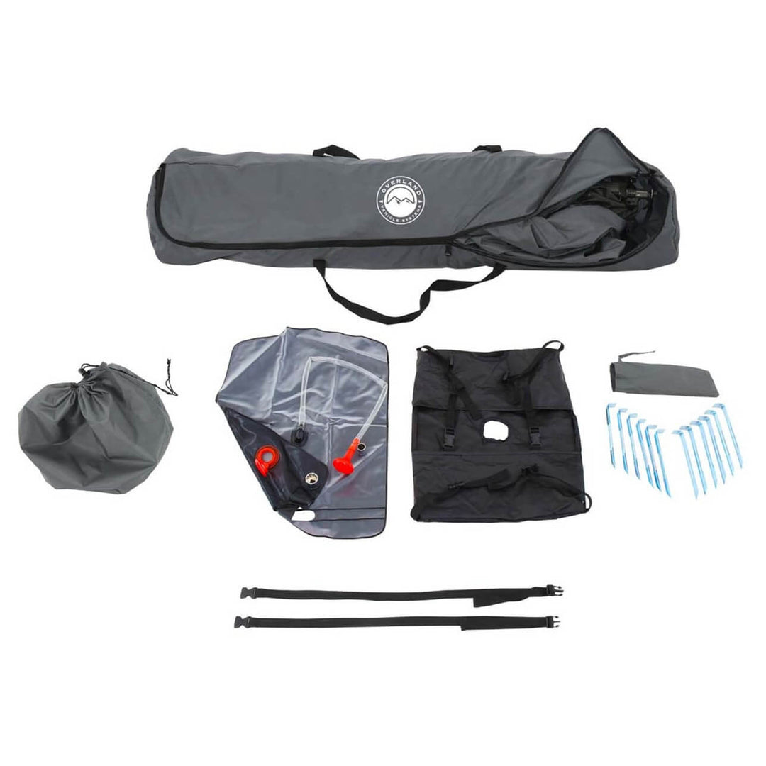 OVS Portable Privacy Room with Shower, Retractable Floor and Amenity Pouches and More – Quick Set Up
