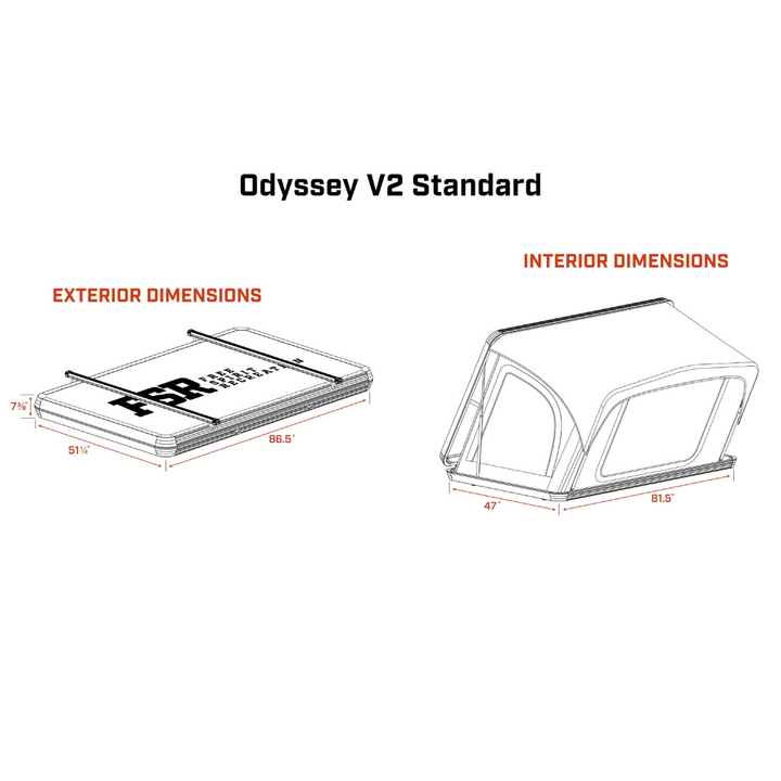 Odyssey V2 Standard - Rooftop Tent