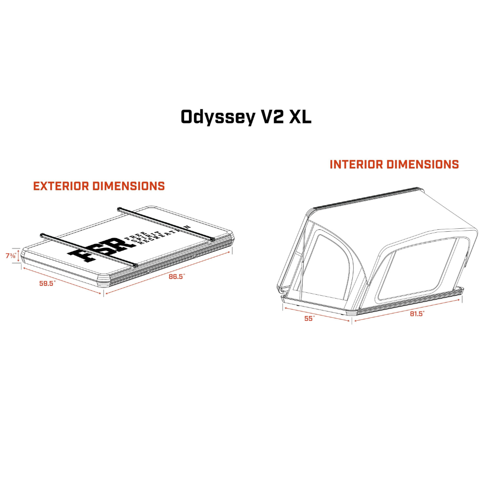 Odyssey V2 XL - Rooftop Tent