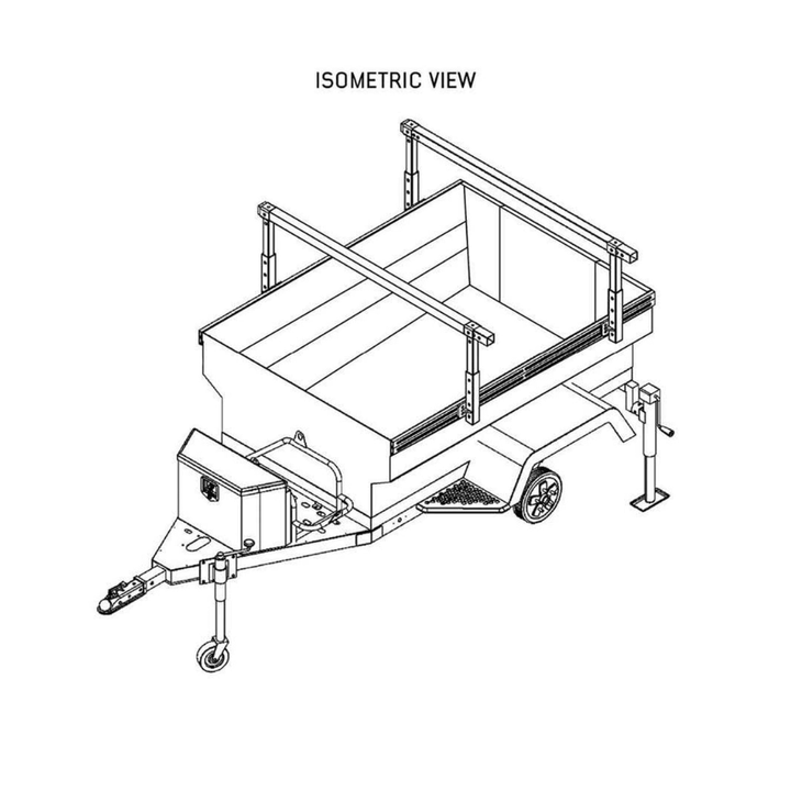 Off Road Trailer - Military Style With Full Articulating Suspension