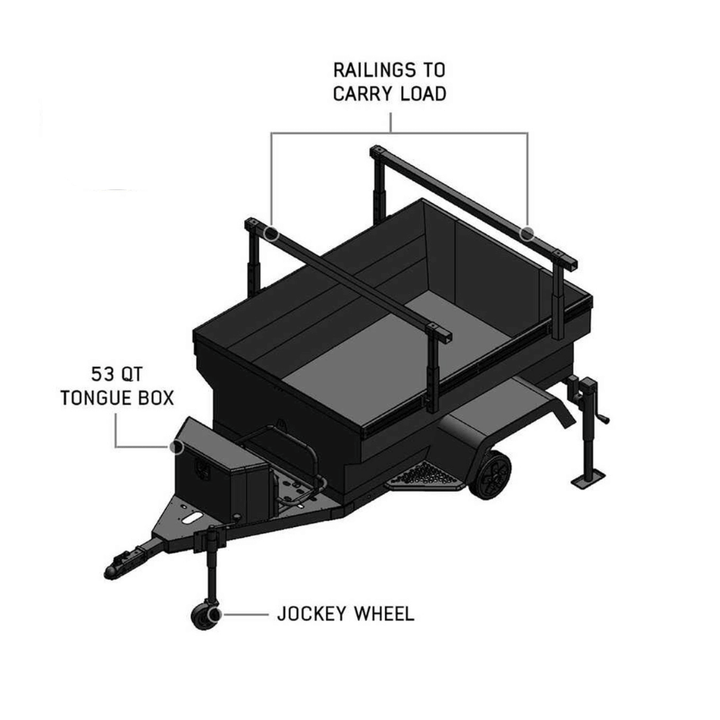 Off Road Trailer - Military Style With Full Articulating Suspension