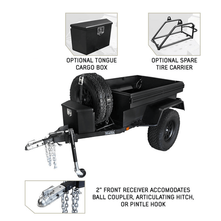 Off Road Trailer - Military Style With Full Articulating Suspension