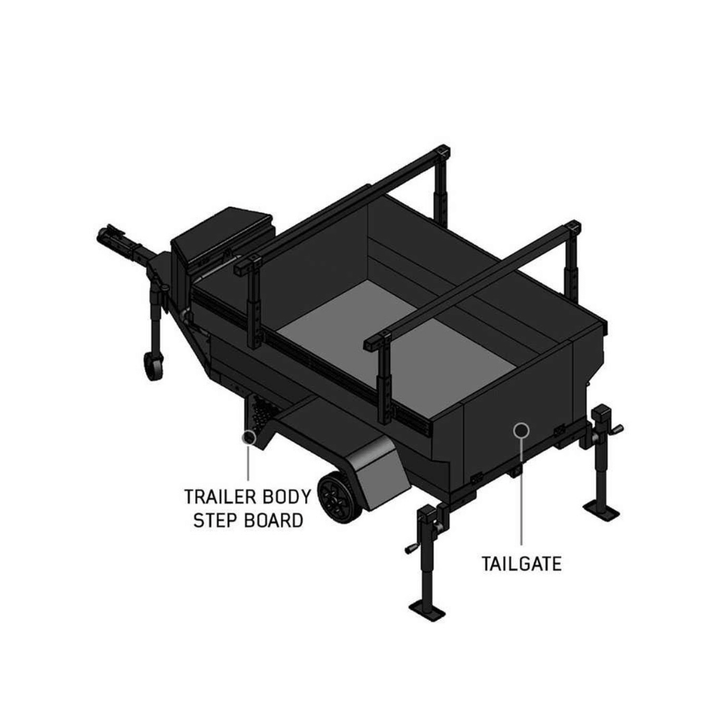 Off Road Trailer - Military Style With Full Articulating Suspension