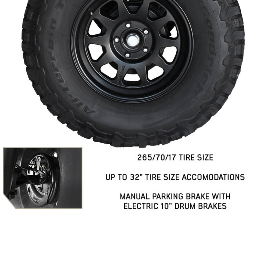 Off Road Trailer - Military Style With Full Articulating Suspension