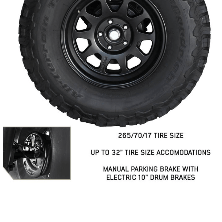 Off Road Trailer - Military Style With Full Articulating Suspension