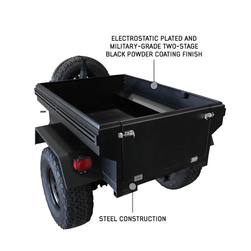 Off Road Trailer - Military Style With Full Articulating Suspension