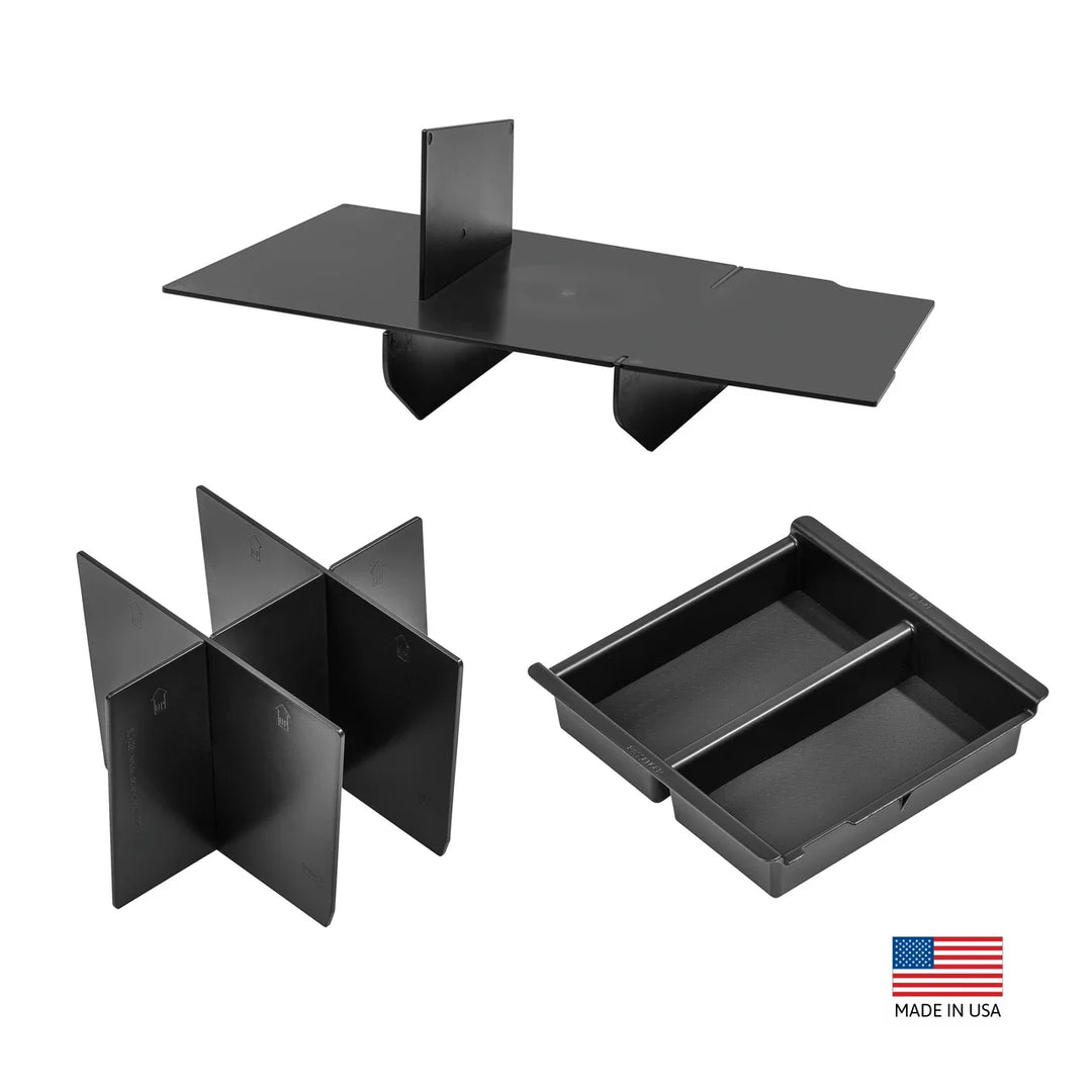 Organizer Set: Console, Glove Box & Tray fits 2016-2023 Toyota Tacoma