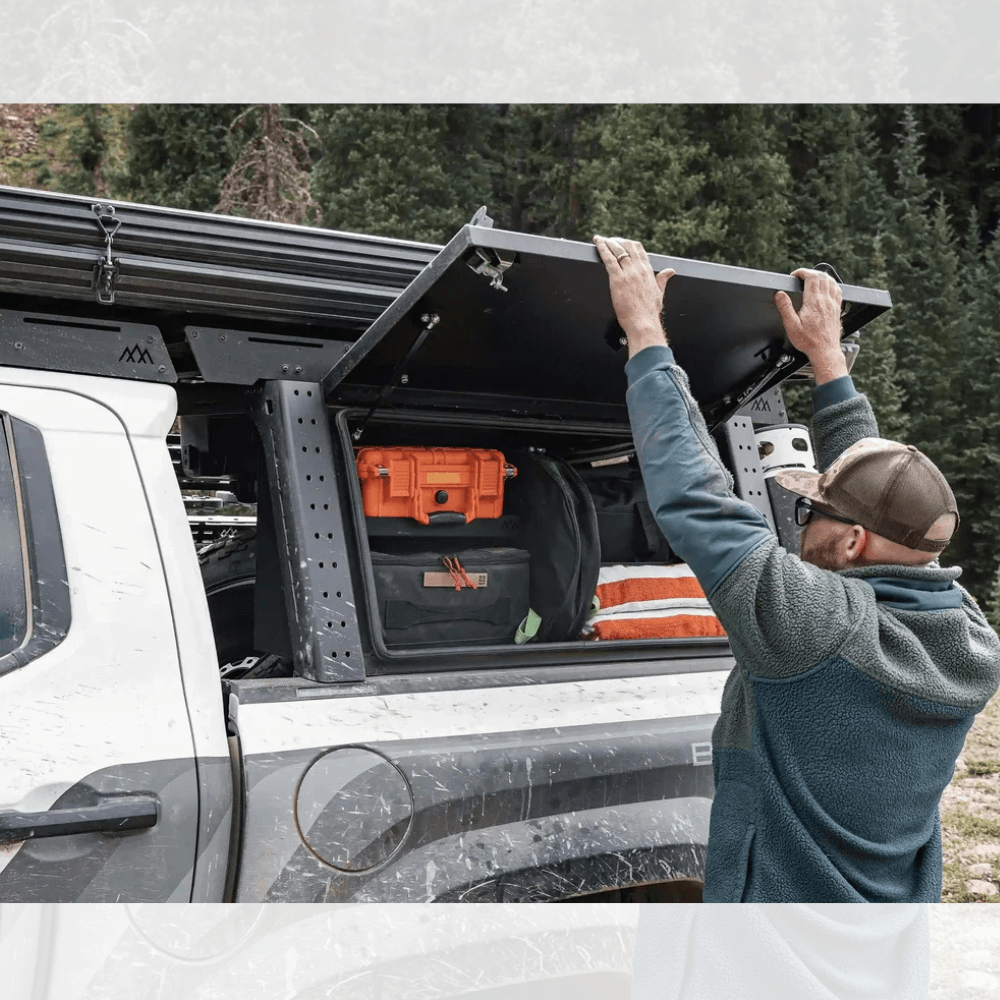 Overland Bed Rack Storage Box Fits 2005+ Toyota Tacoma