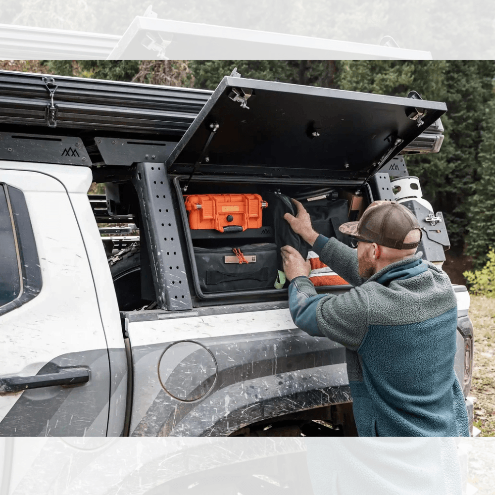 Overland Bed Rack Storage Box Fits 2005+ Toyota Tacoma