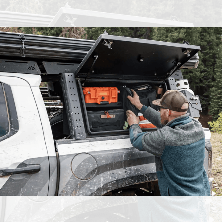 Overland Bed Rack Storage Box Fits 2005+ Toyota Tacoma